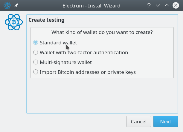 Bitcoin Core :: createwallet ( RPC)