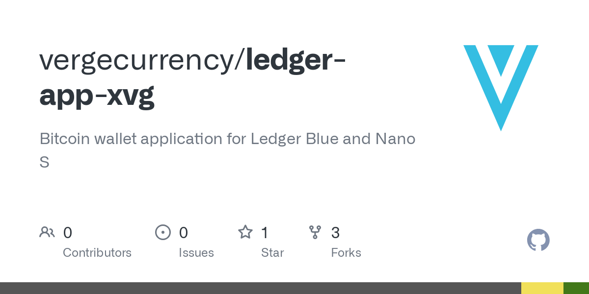 Verge Coin support for the Ledger Wallet | Indiegogo