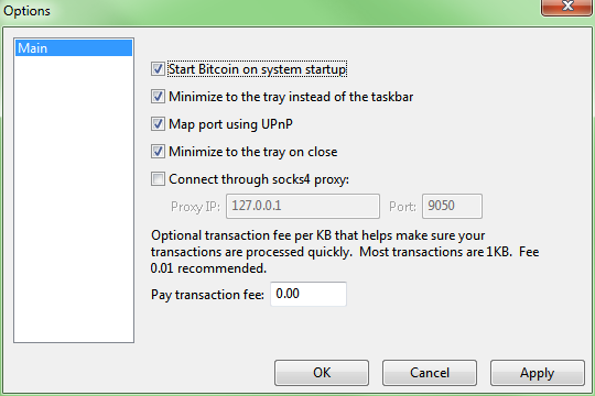 bitcoin-settings alpha.0 - coinlog.fun