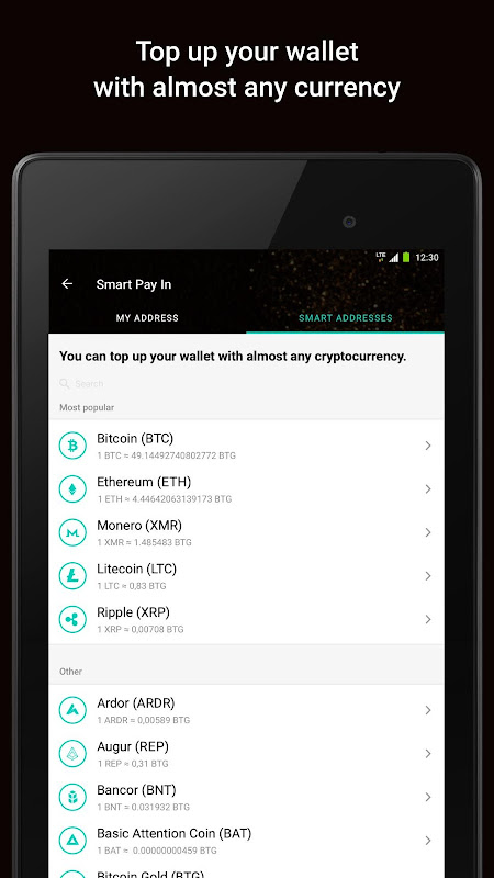 ‎BTG Wallet by Freewallet on the App Store