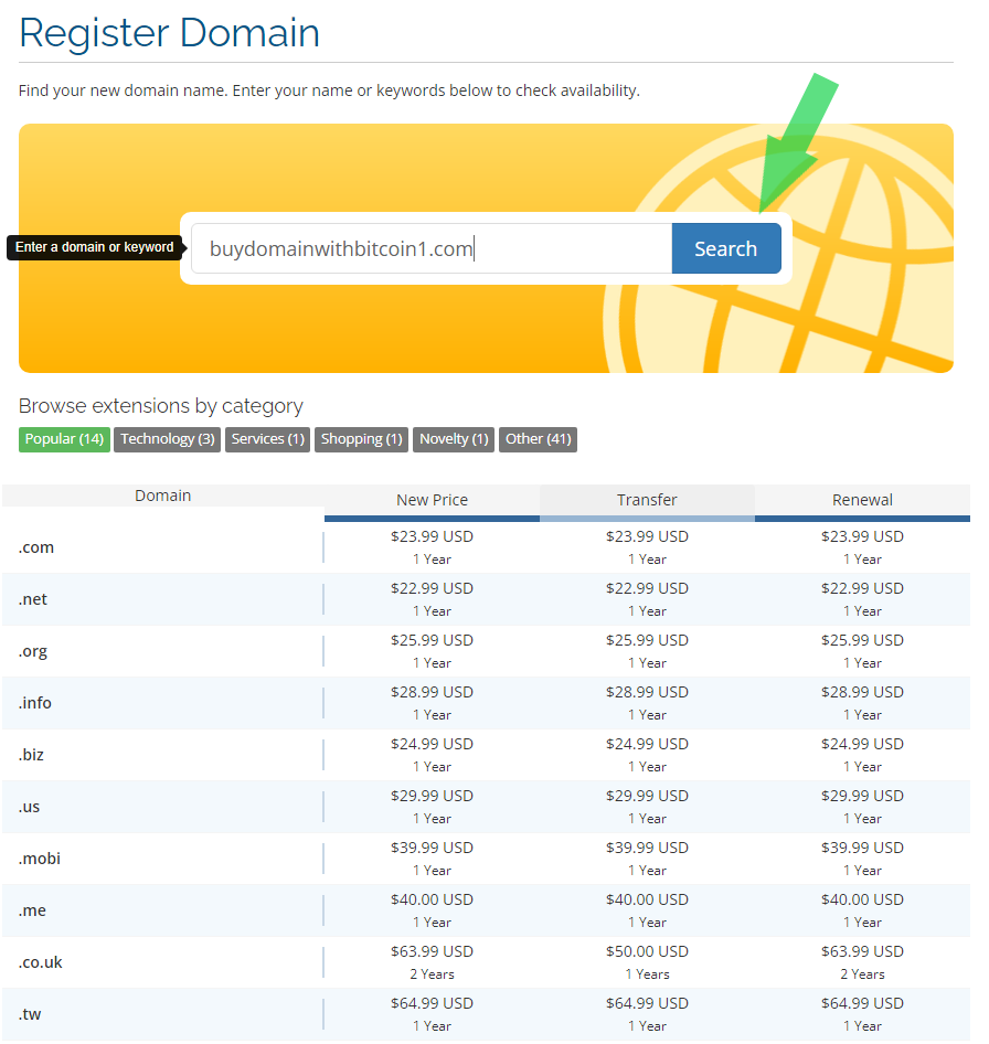 Anonymous Domain - Offshore Domain - Bitcoin Domain