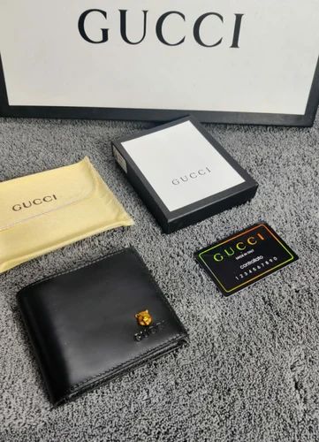 Gucci Wallets for Men | Black Leather Black Red Stripe | BagBuyBuy