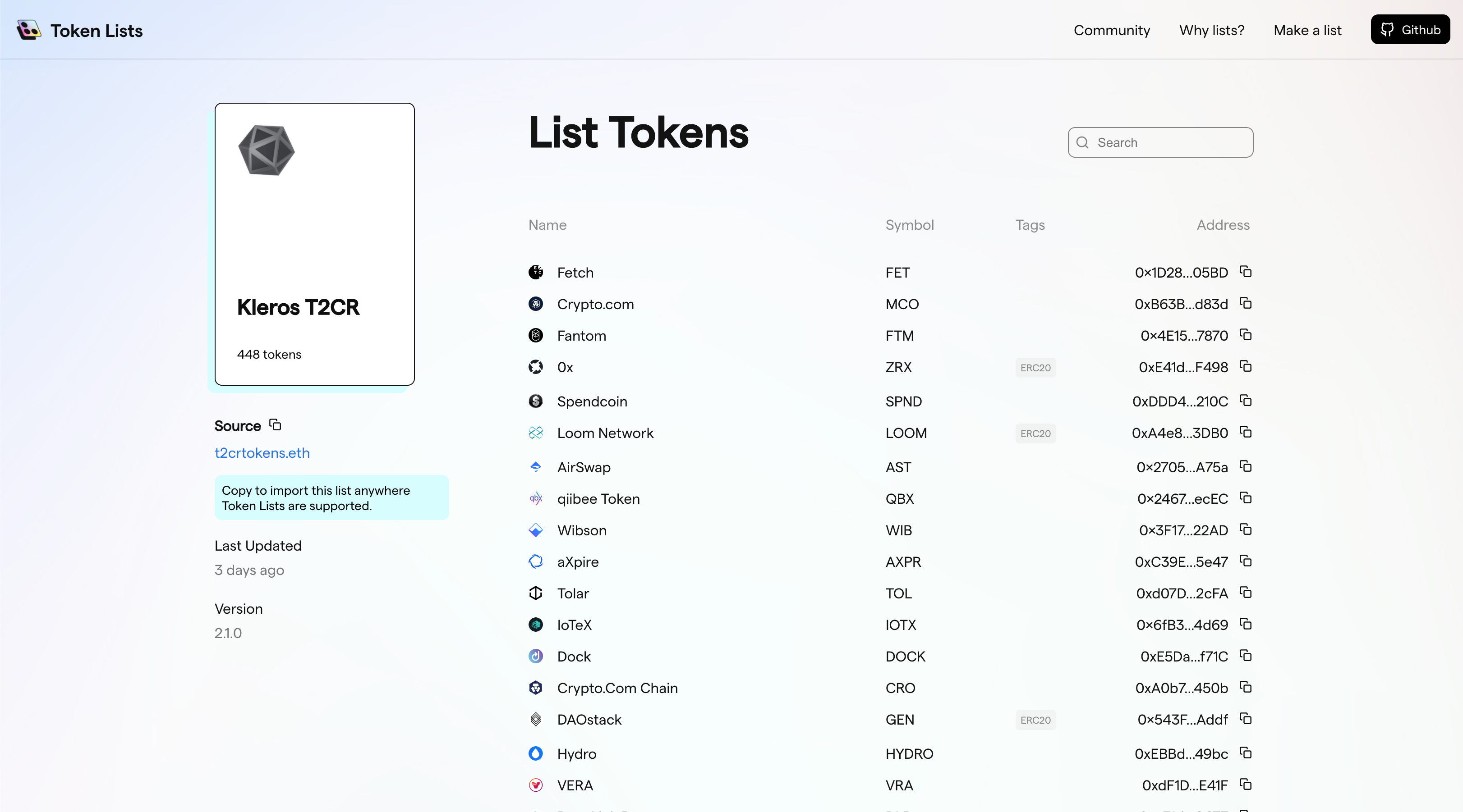 Ethereum ERC20 Tokens List - STO Token Listing | SimbCoin SWAP