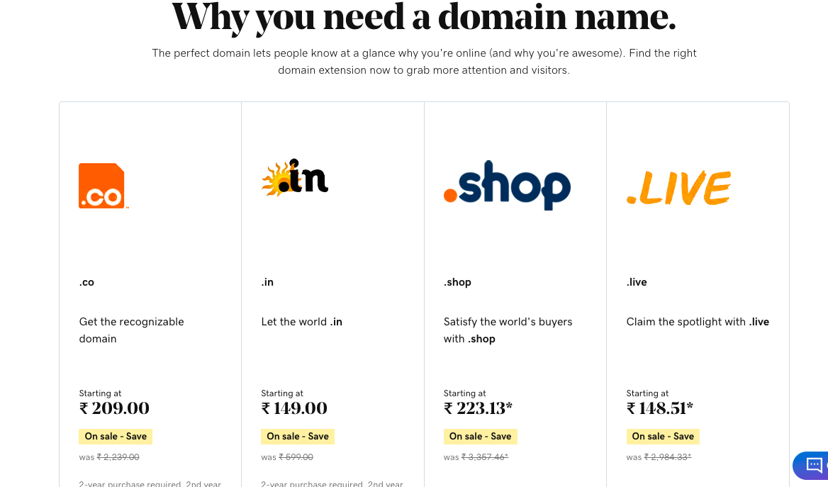 Domain Registration India | Website Domain Registration | Register Domain | Buy domain name