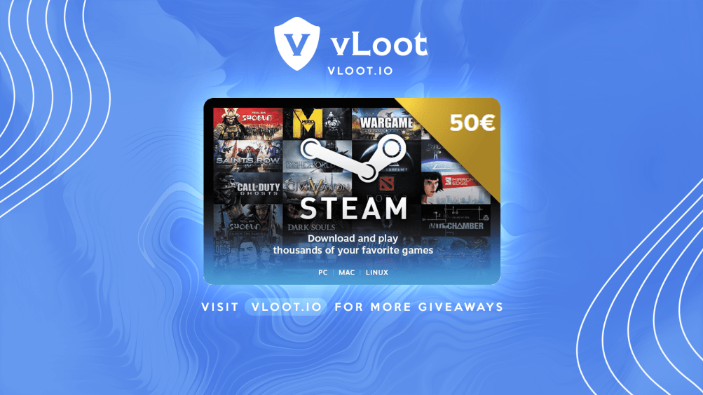 Your chance to win one out of two 25€ Steam Gift Cards!