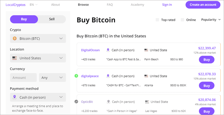 How to Buy Bitcoin with Cash-In-Person | LocalCoinSwap
