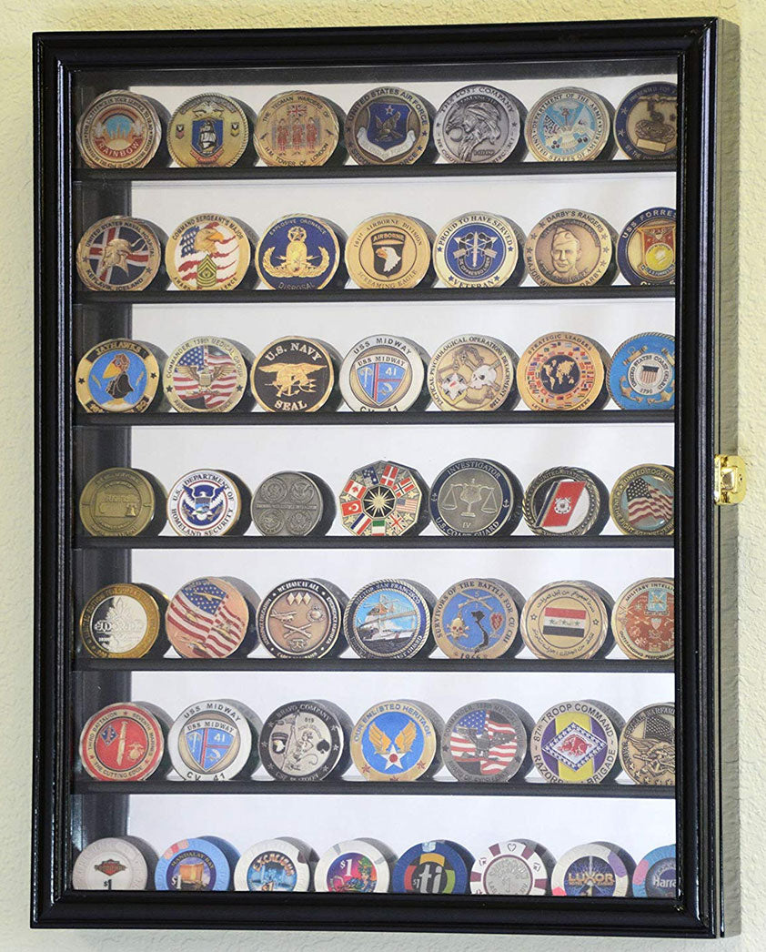 Coin Boxes, Challenge Coin Display, Coin Cases, Domes and Medal Displays