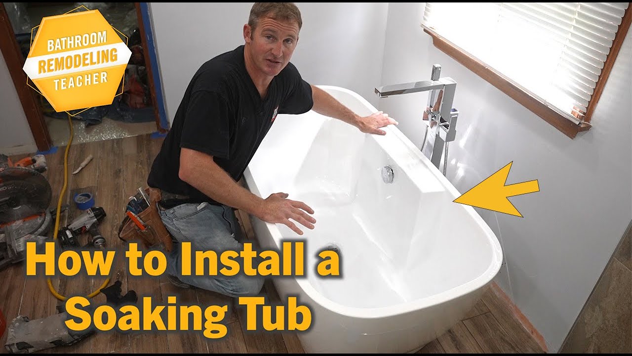 ➤ How to install Freestanding Tub ➤ Easy Installation