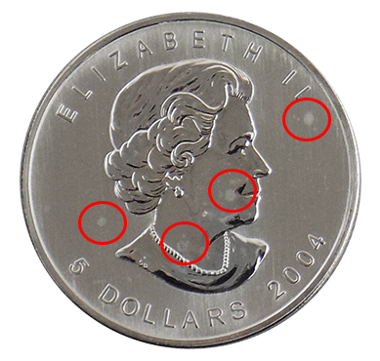 Milk spots on coins. What is this? - coinlog.fun