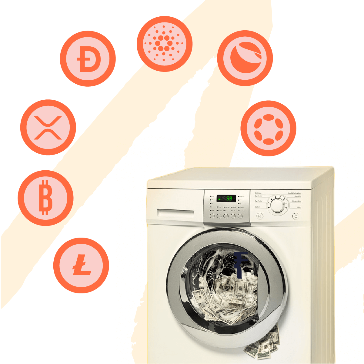 Money laundering through cryptocurrencies