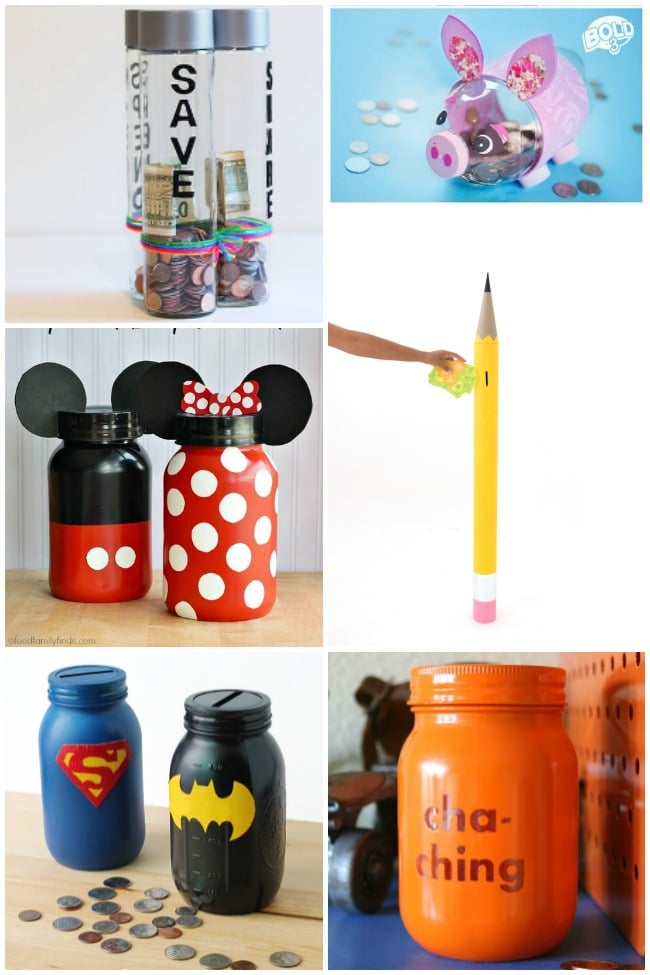 9 DIY Coin Banks ideas | piggy bank diy, fun crafts, diy coin bank