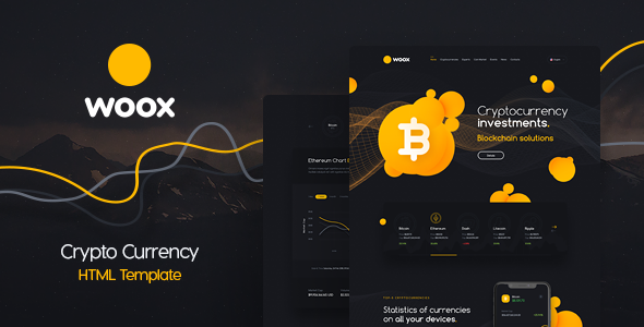 Crypto - App HTML5 Responsive Website Template