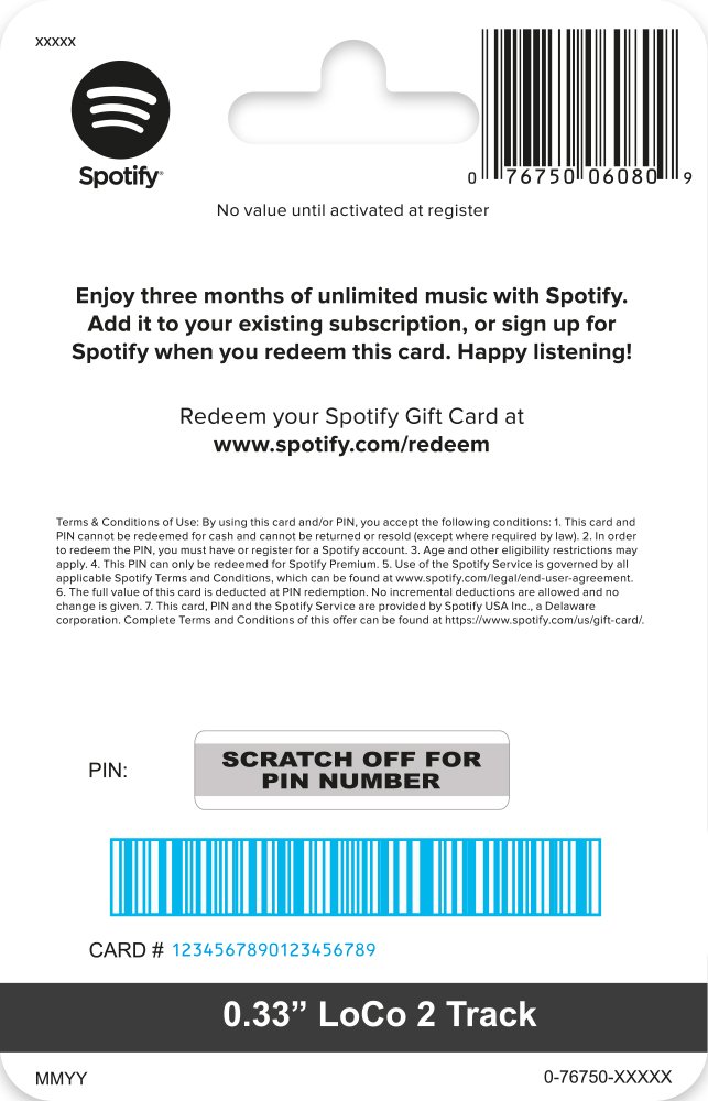 Spotify premium redeem Turkey code for 1 month subscription - Other Gift Cards - Gameflip