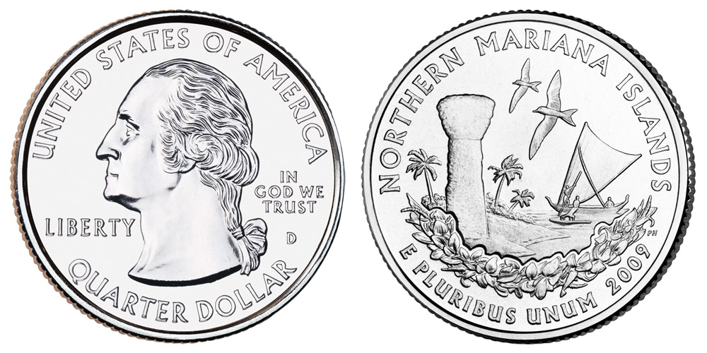 S N. Mariana Islands Quarter PROOF Coin Quarter - $