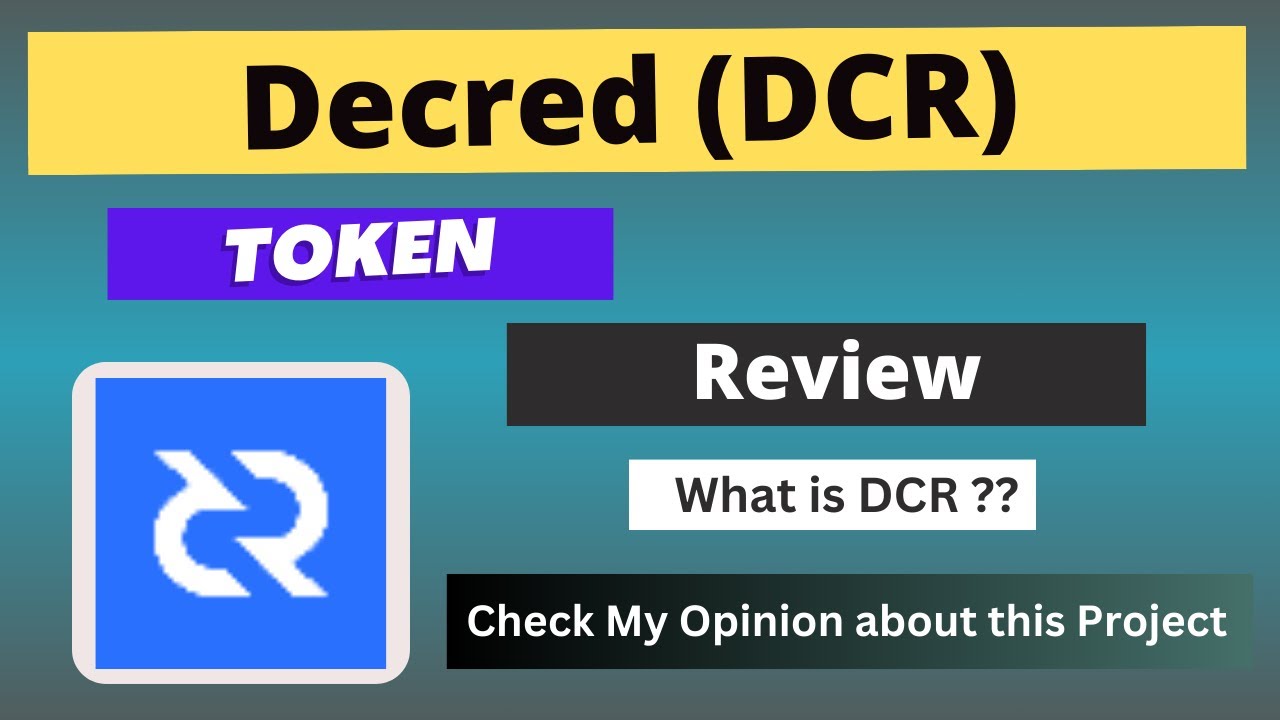 Decred Explained: Everything you Need to Know about the Project - Coin Bureau