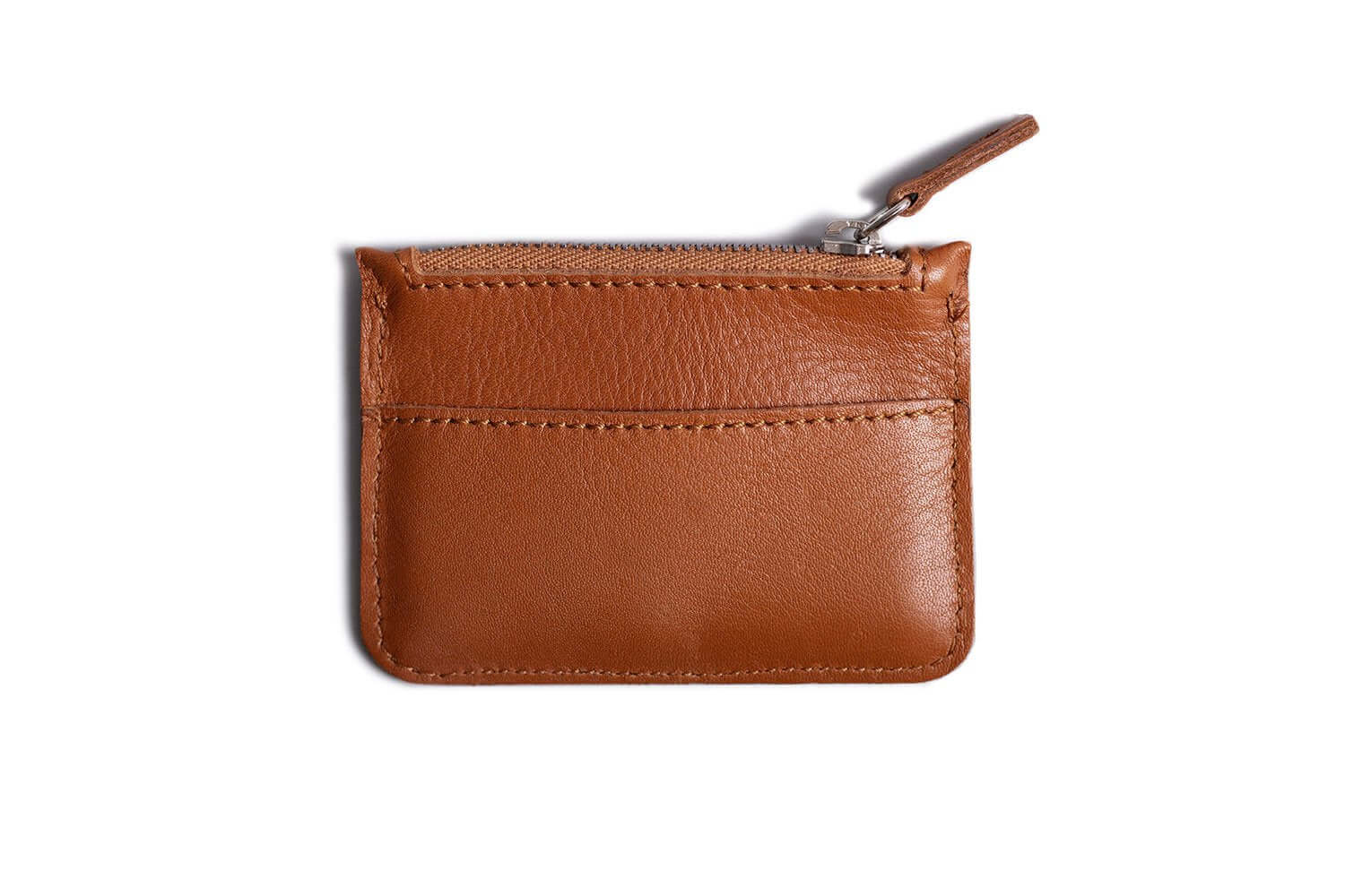 BAELLERRY K Multi-Card Buckle Zip Coin Pocket Thin Card Holder(Coffee), snatcher