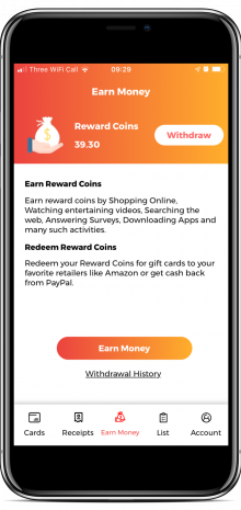 Reward Coins - Reward Cards App