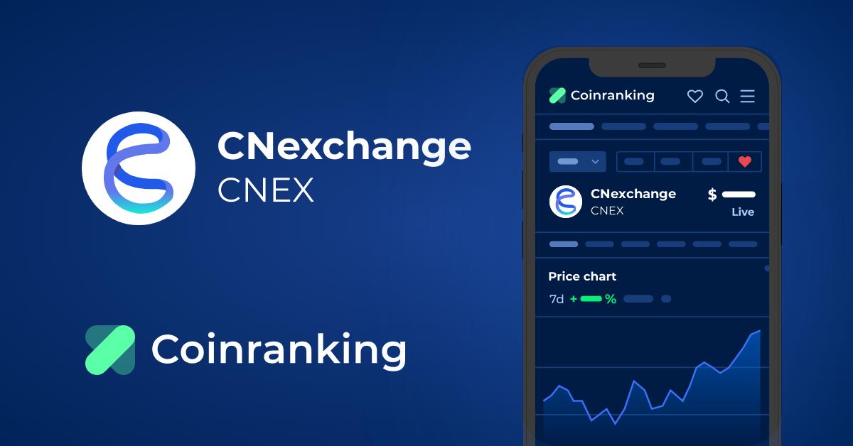 CNexchange (CNEX) live coin price, charts, markets & liquidity