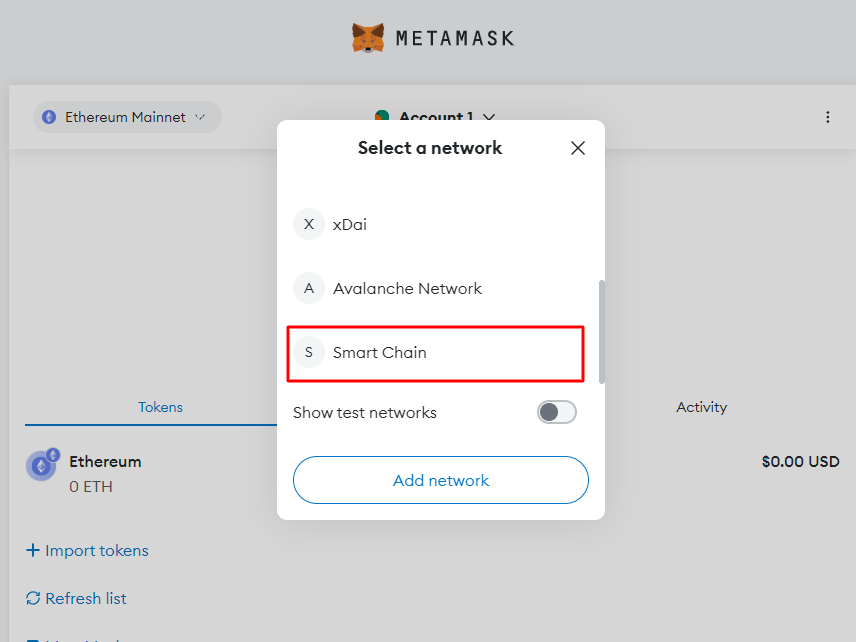 How to See BSC Address in Trust Wallet?