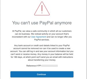 How do I freeze a PayPal account - PayPal Community