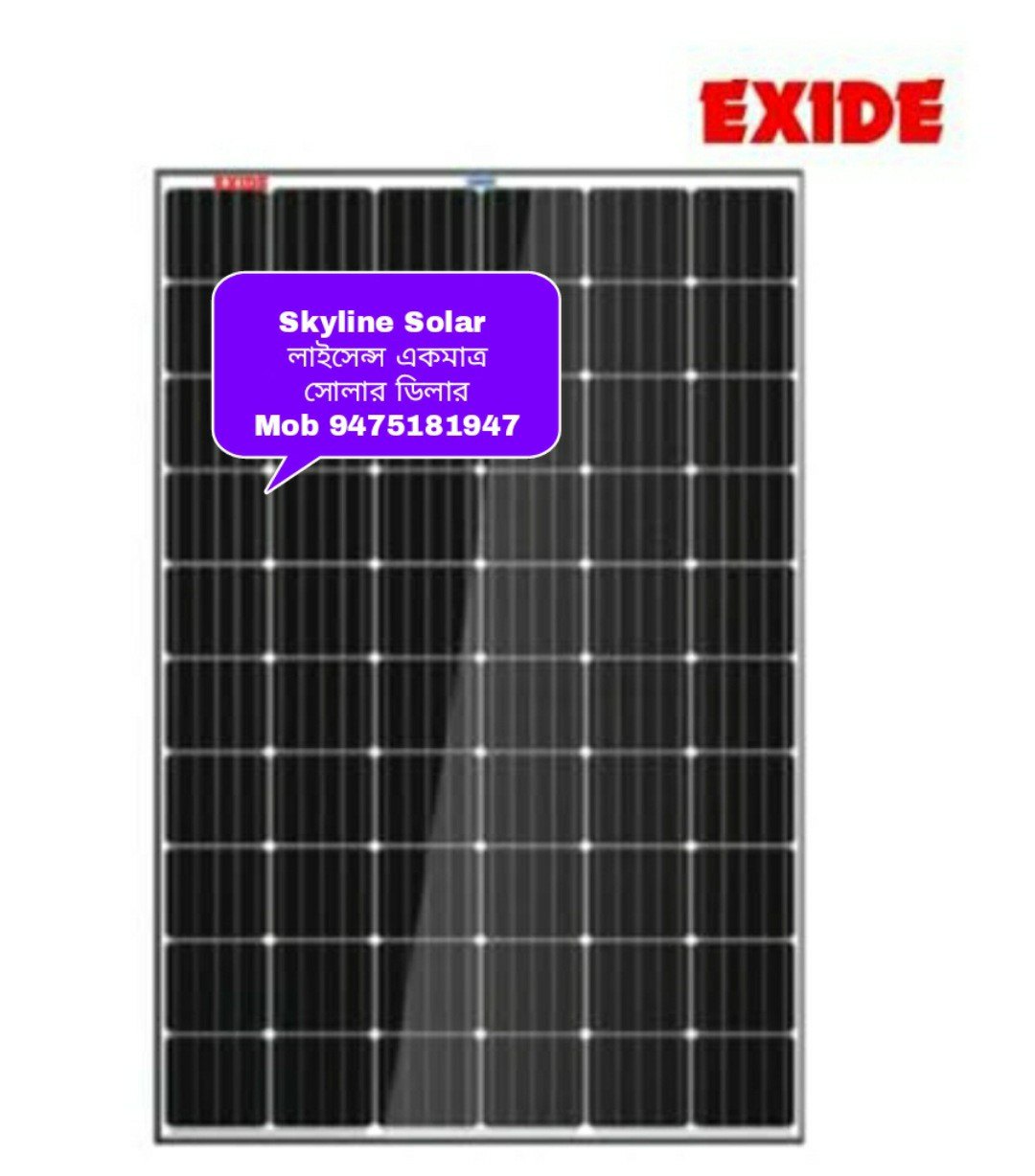 Latest Nexus Bifacial Solar Panel 12v price in India