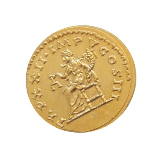 Roman Emperor Augustus, 24K Gold Aureus Coin. | 2rooks Ancient coins