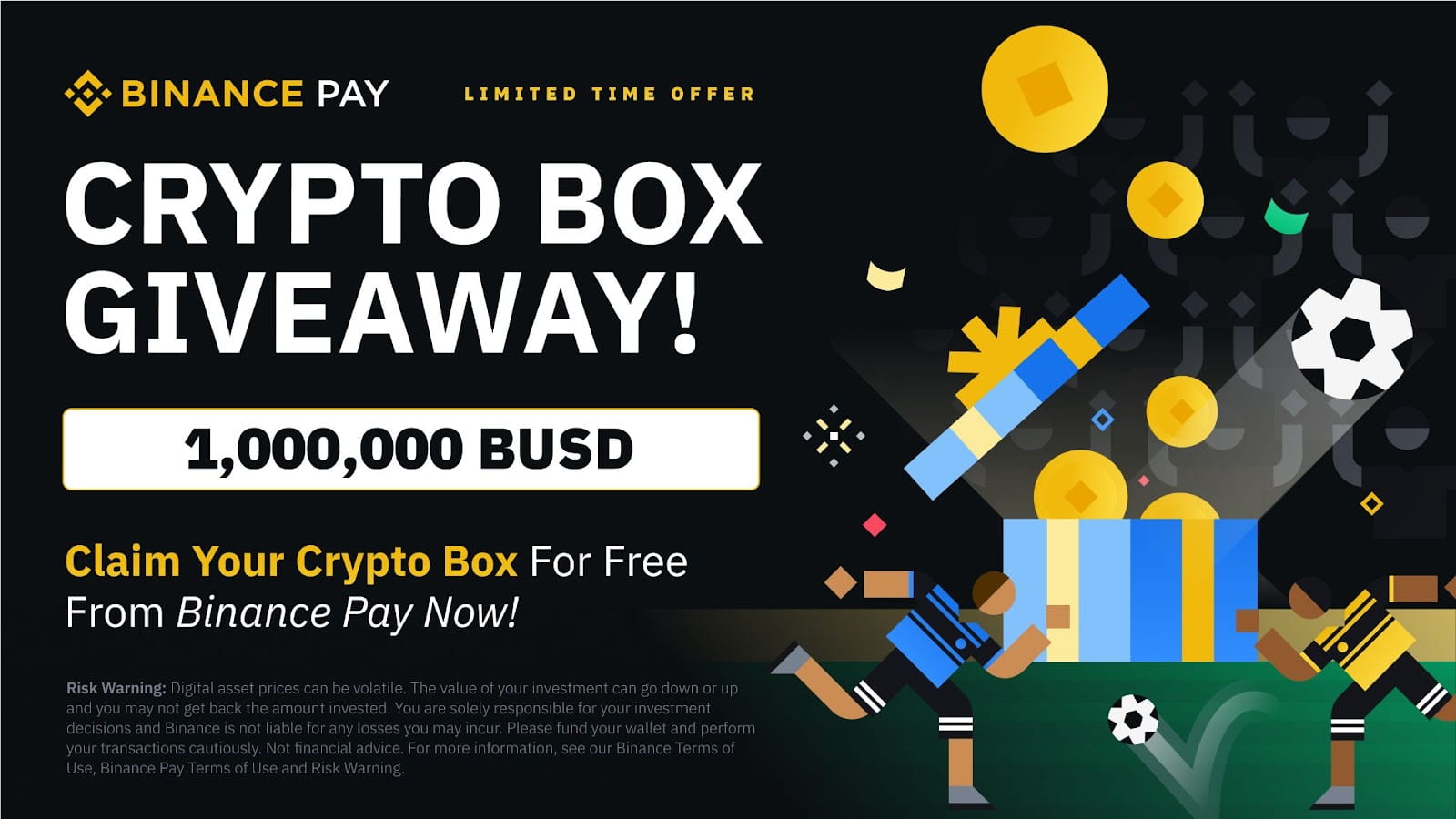 Binance Pay Crypto Box Giveaway Code: Free Rewards 10 BUSD