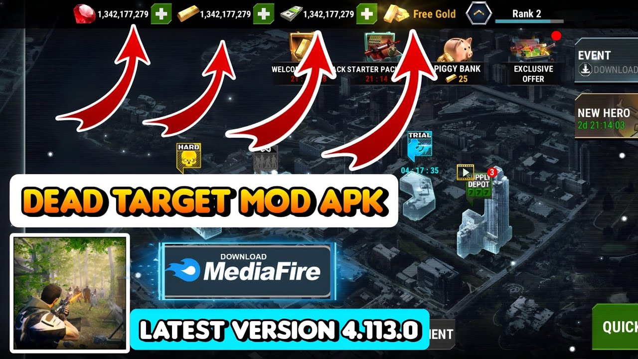 Download DEAD TARGET: Zombie (MOD, Unlimited Money) v free on android