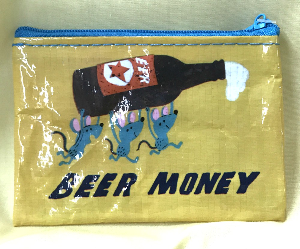 BlueQ Beer Money Coin Purse – Objects of Desire Artful Living