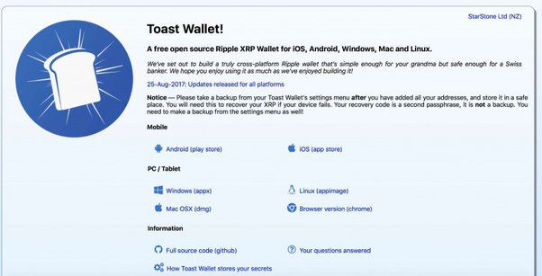 Toast Wallet Review - Best Ripple Wallet? - UseTheBitcoin