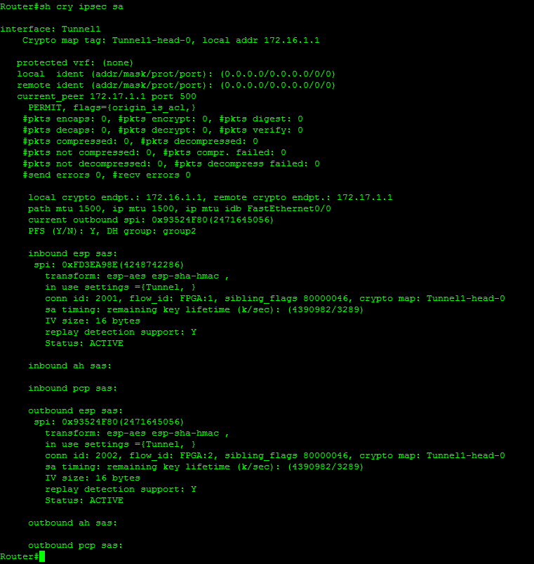 How to check Status, Clear, Restore, and Monitor an IPSEC VPN Tunnel