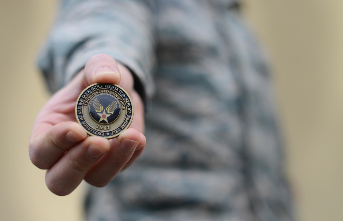 Air Force Challenge Coins - Strike Your Coin