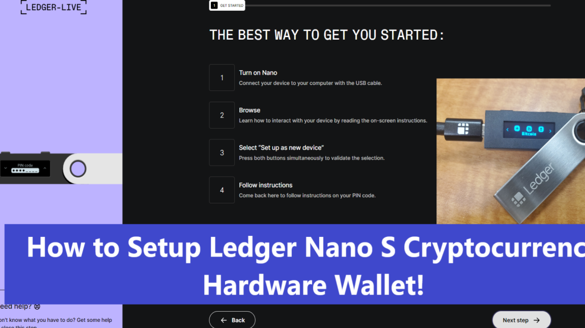 How To Setup And Use Your Ledger Nano S With Ledger Live – The Crypto Merchant