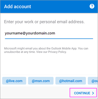 Outlook for Android is not able to connect to onpremise Exchange server - Microsoft Q&A