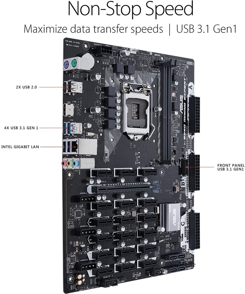 ASUS Intros B Mining Expert Motherboard with 19 PCIe Slots - EVGA Forums