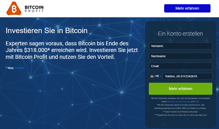 Bitcoin Profit Erfahrung Betrug oder seriös?