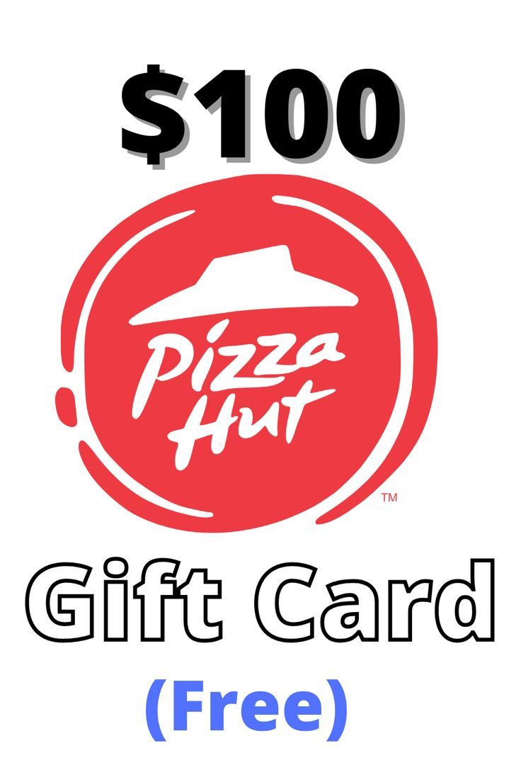 Free $ Pizza Hut Gift Card