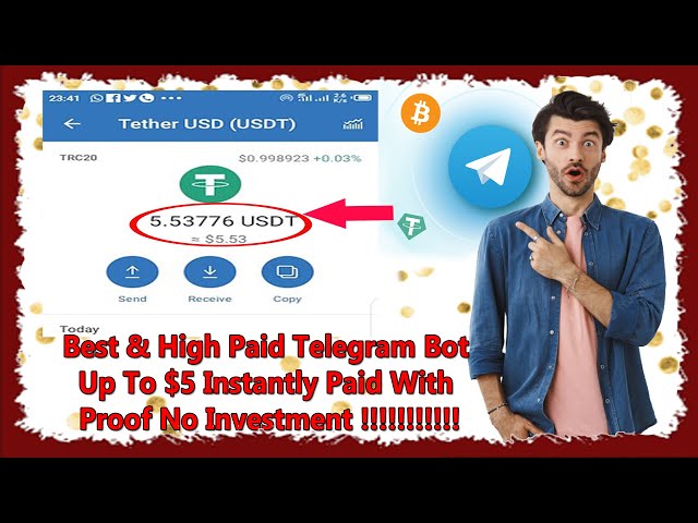 Telegram Bots to Earn Crypto : LTC Click Bot