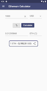 Ethereum (ETH) mining profitability calculator