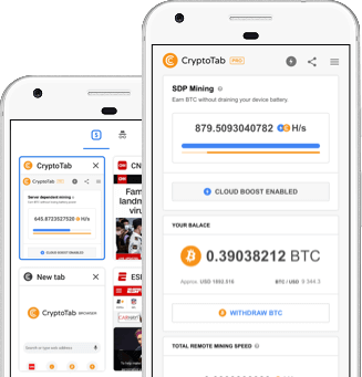 Mining on mobile devices with CryptoTab Browser® Mobile | CryptoTab Browser