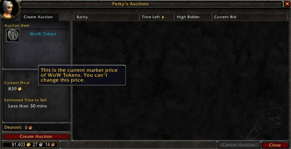 Blizzard Support - Can't Buy a WoW Token with Money