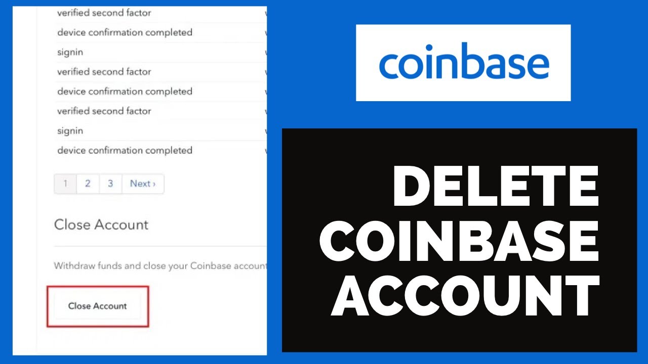 How to Delete a Coinbase Account