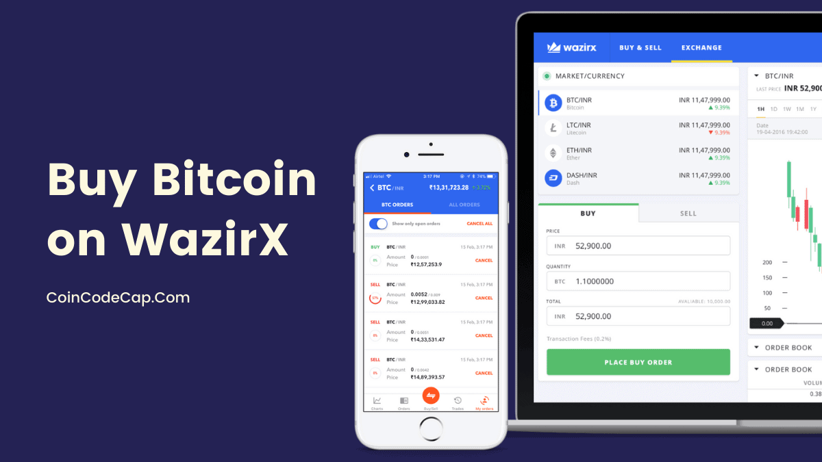 How to Buy Bitcoin in WazirX - A Complete Guide