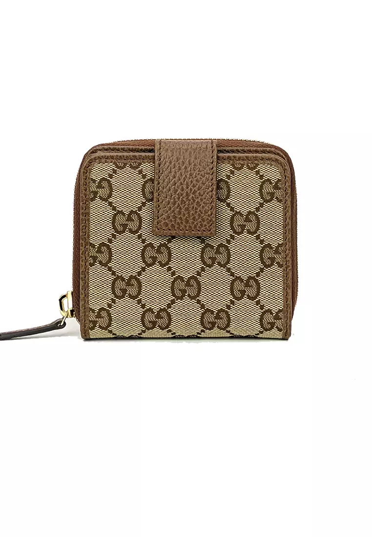 Gucci Women's Signature Envelope Long Wallet Beige Brown – LussoCitta