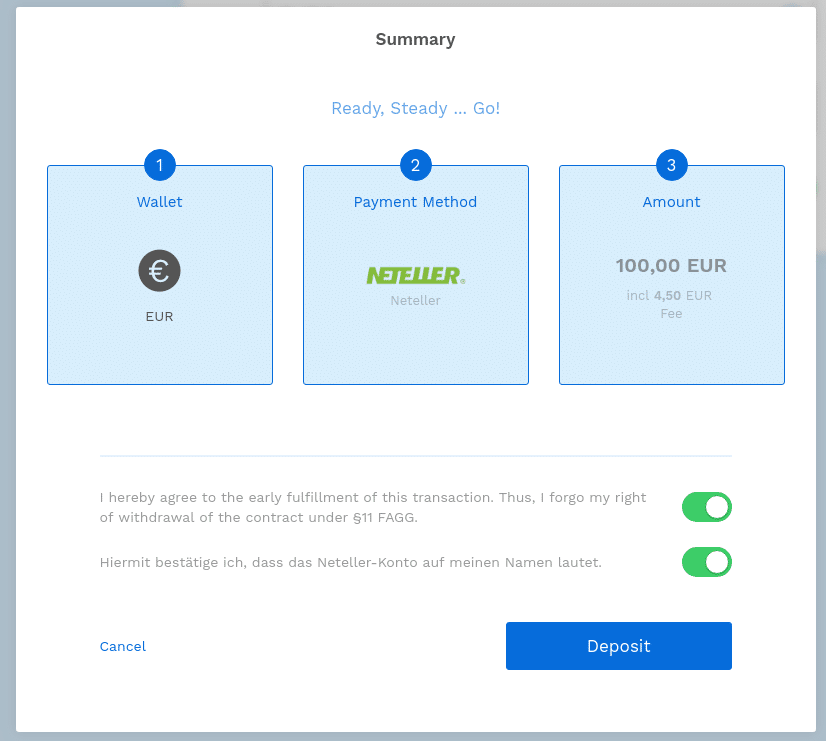 Cryptocurrency Terms of use - NETELLER