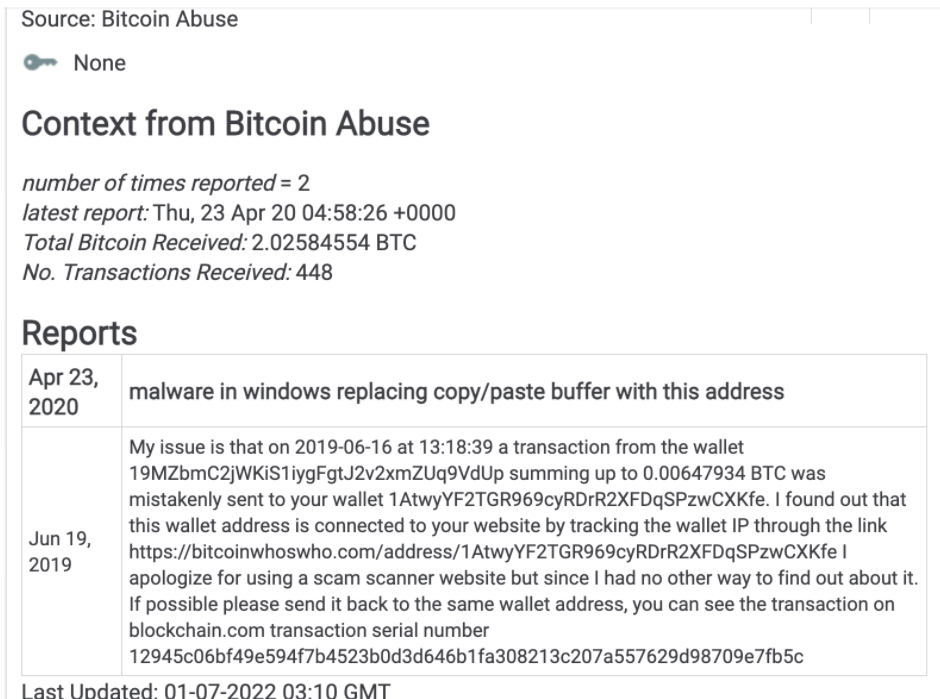 Bitcoin Address Lookup, Checker and Scam Reports - BitcoinWhosWho