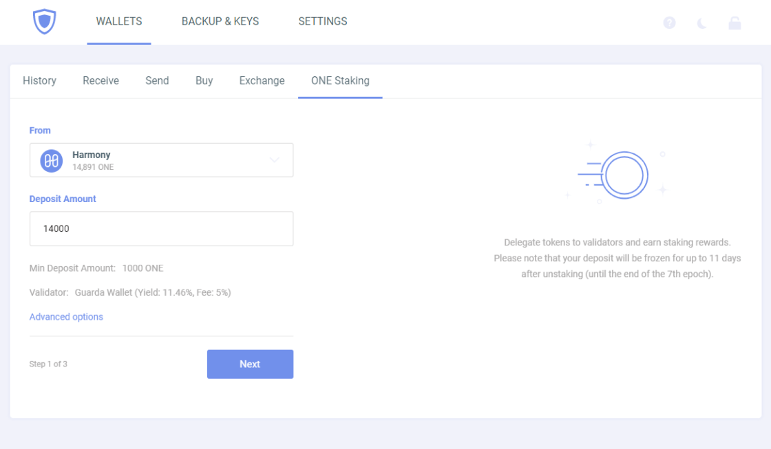 Harmony (ONE) Staking Calculator - Coinando