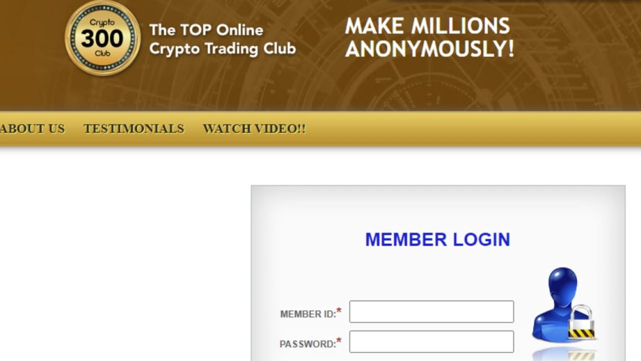 Crypto Club Login
