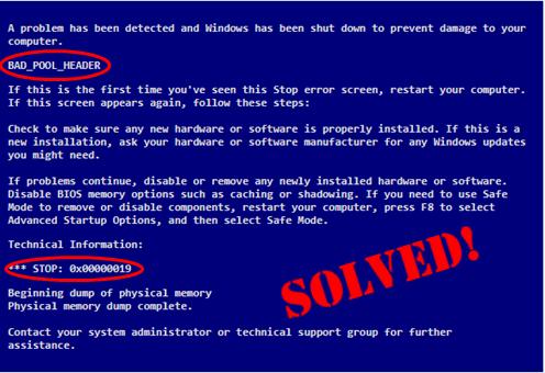 Available Solutions to Fixing Bad Pool Header Windows 10/8/7 - MiniTool