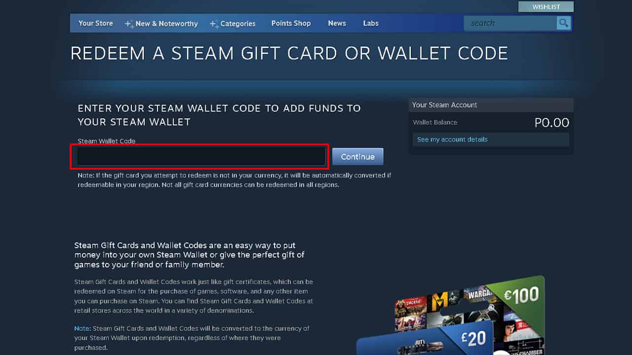 How to Buy Steam Wallet Credit with GCash